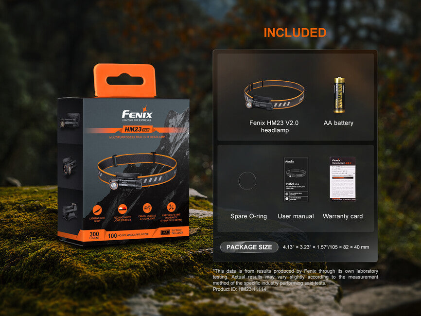 Fenix HM23 V2.0 налобний ліхтар