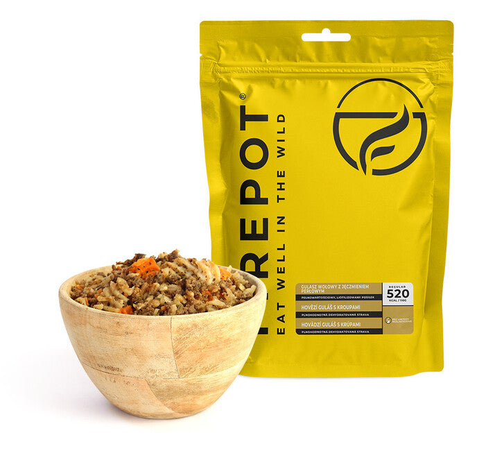 Firepot яловичий гуляш з крупою 110g