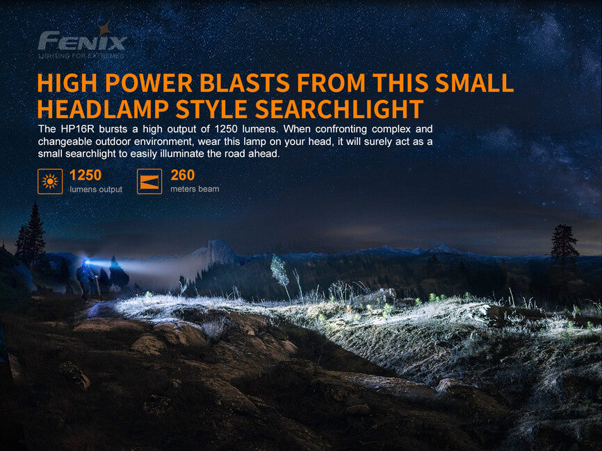 Fenix HP16R потужний налобний ліхтар