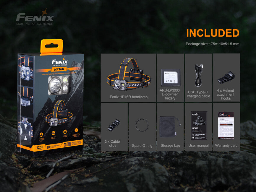 Fenix HP16R потужний налобний ліхтар
