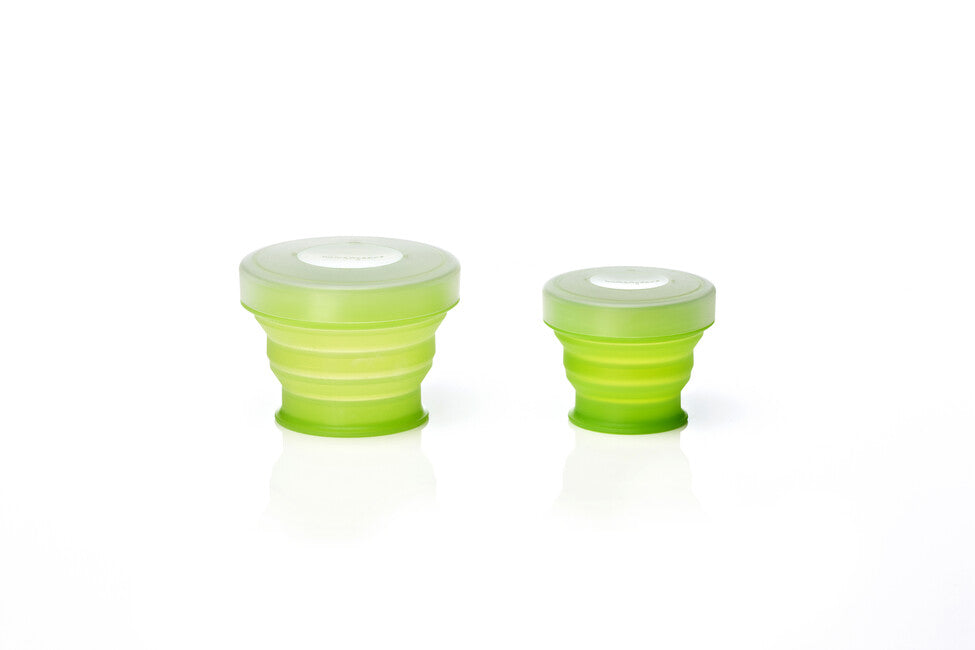 Humangear Go Cup складний туристичний стакан гігієнічний упаковуваний GoCup, зелений, 118 мл