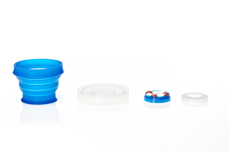 Humangear Go Cup складний дорожний стакан гігієнічний упаковуваний модрого кольору GoCup, синій, 237 мл