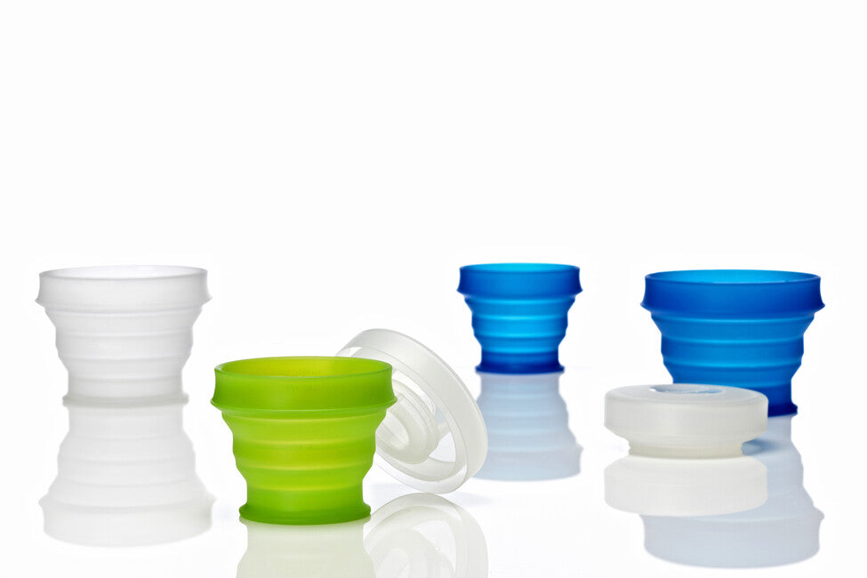 Humangear GoCup складний дорожний стакан, гігієнічний і упаковуваний, 237 ml, зелена