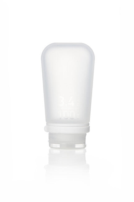 Humangear GoToob+ силіконова туристична пляшка/контейнер 100 ml, прозора