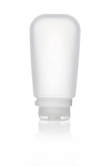 Humangear GoToob+ силіконова дорожна пляшка, 177 ml, прозора