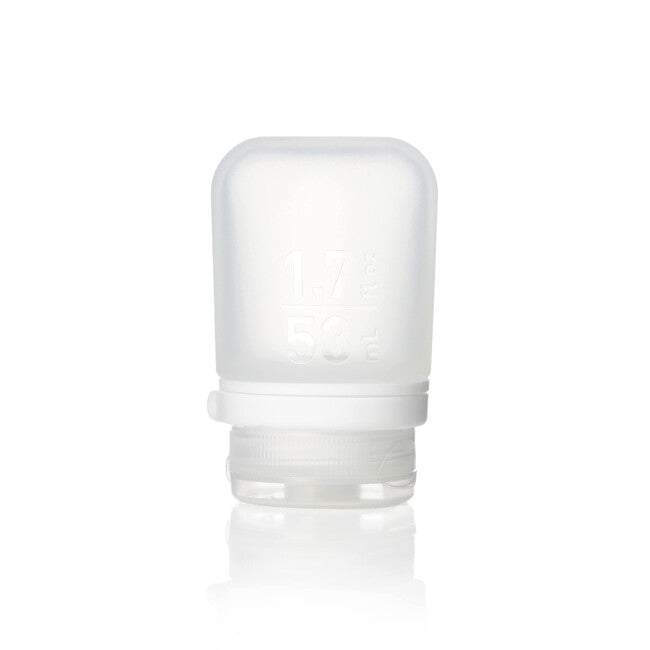 Humangear GoToob+ силіконова туристична пляшка/контейнер, 53 ml, прозора