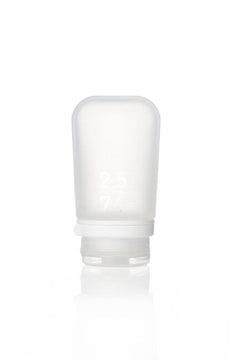Humangear GoToob+ силіконова дорожна пляшка, 74 ml, прозора