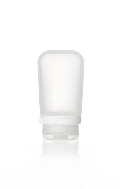 Humangear GoToob+ силіконова дорожна пляшка, 74 ml, прозора
