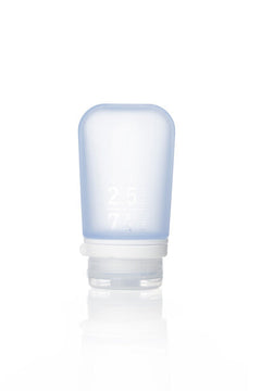 Humangear GoToob+ силіконова дорожна пляшка 74 ml, синя