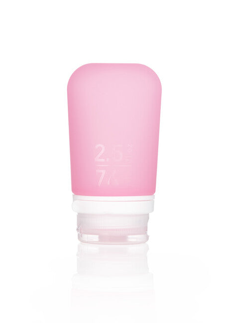 Humangear GoToob+ силіконова дорожна пляшка, рожева, 74 ml
