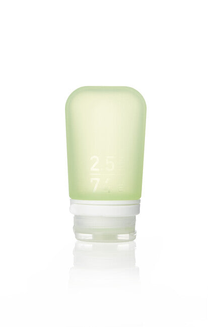 Humangear GoToob+ силіконова дорожна пляшка 74 ml, зелена