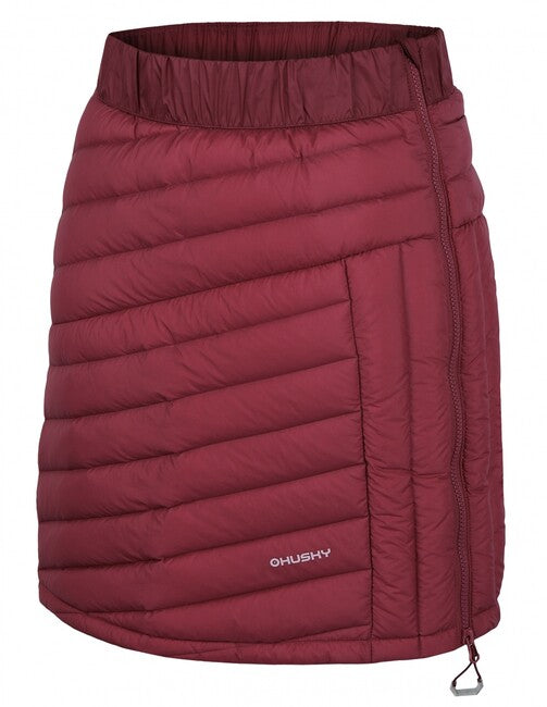 HUSKY Frozy жіноча пухова спідниця, бордова