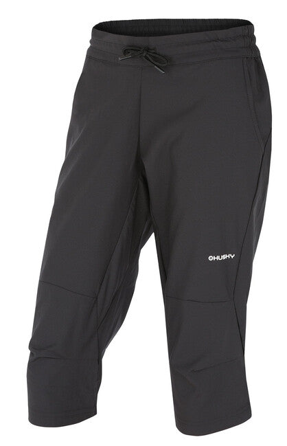 HUSKY Speedy жіночі спортивні 3/4 штани, чорні