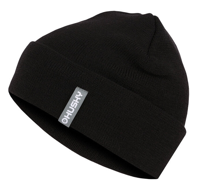 HUSKY Merhat 6 merino дитяча шапка, чорна