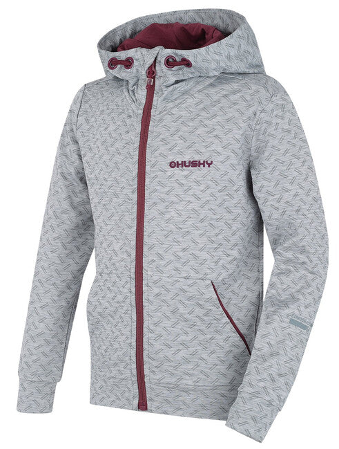 HUSKY Alony толстовка з капюшоном дитяча, світло-сірая