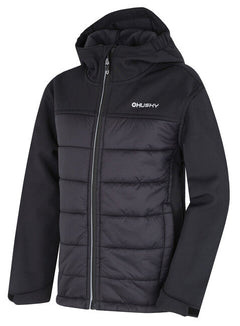 HUSKY Swany K утеплена куртка дитяча софтшел, чорна
