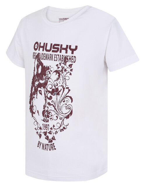 HUSKY Tash K функціональна футболка дитяча, біла