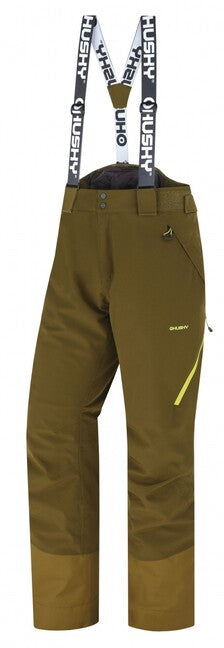 HUSKY Mitaly лижні штани чоловічі, хакі