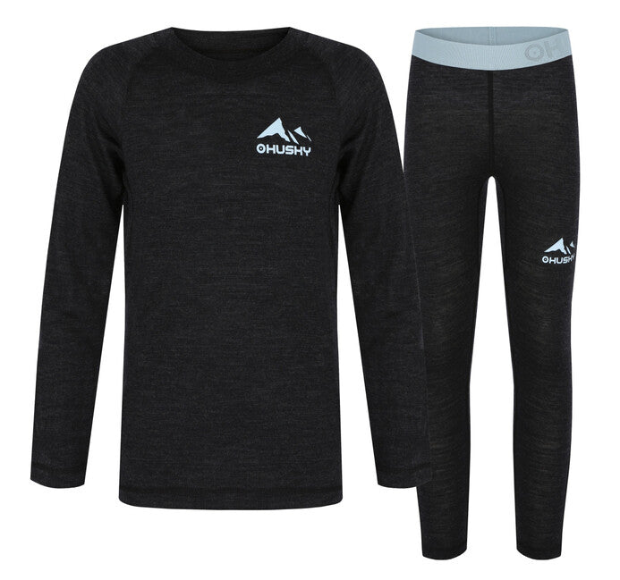 HUSKY Merbo термобілизна Merino Set, чорна