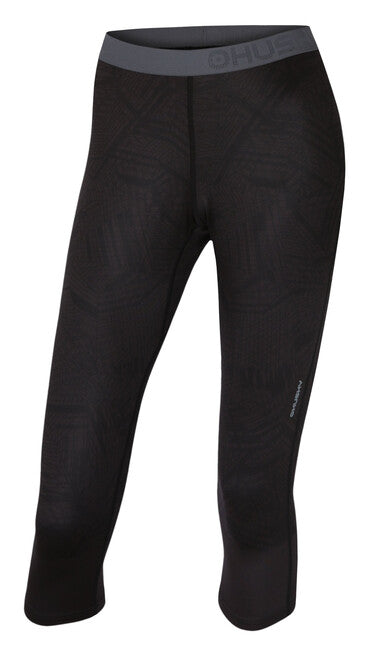 HUSKY Winter Active термобілизна 3/4 штани жіночі, чорні