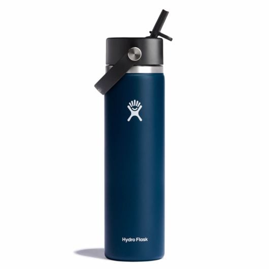 Hydro Flask termosбанка Wide Mouth Flex Straw Cap 24 OZ 710 ml, індиго
