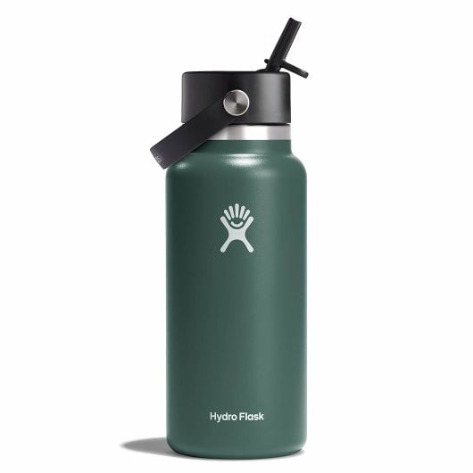 Hydro Flask Wide Flex Straw Cap термофляга 946 мл з широкою насадкою 32 OZ, ялина