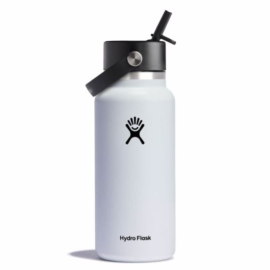 Hydro Flask termofляша wide mouth Flex Straw Cap 946 ml біла
