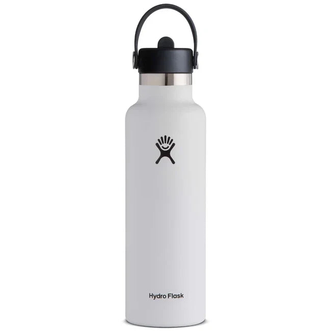 Hydro Flask Standard Flex Straw Cap термос зі сламкою, білий, 621 мл
