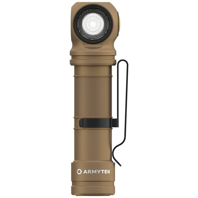 ArmyTek Wizard C2 Pro Max LED налобний ліхтар з магнітним тримачем і живленням від акумулятора 4000 лм, пісочний