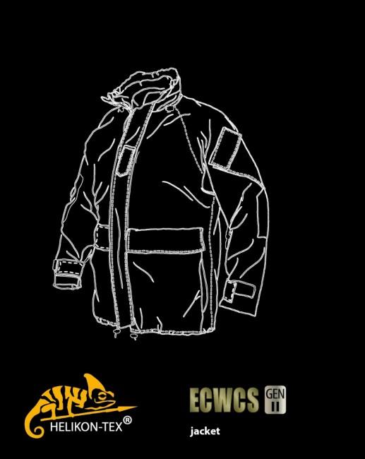Helikon-Tex ECWCS Gen II водостійка куртка, чорна