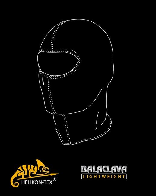 Helikon-Tex балаклава classic з 1 отвором, чорна