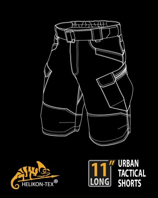 Helikon-Tex Urban Tactical шорти 11" Rip-Stop polycotton, лісовий зелений