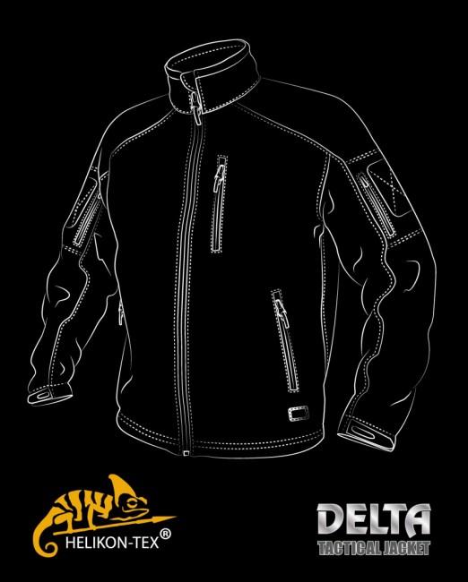 Helikon-Tex Delta Tactical куртка, чорна