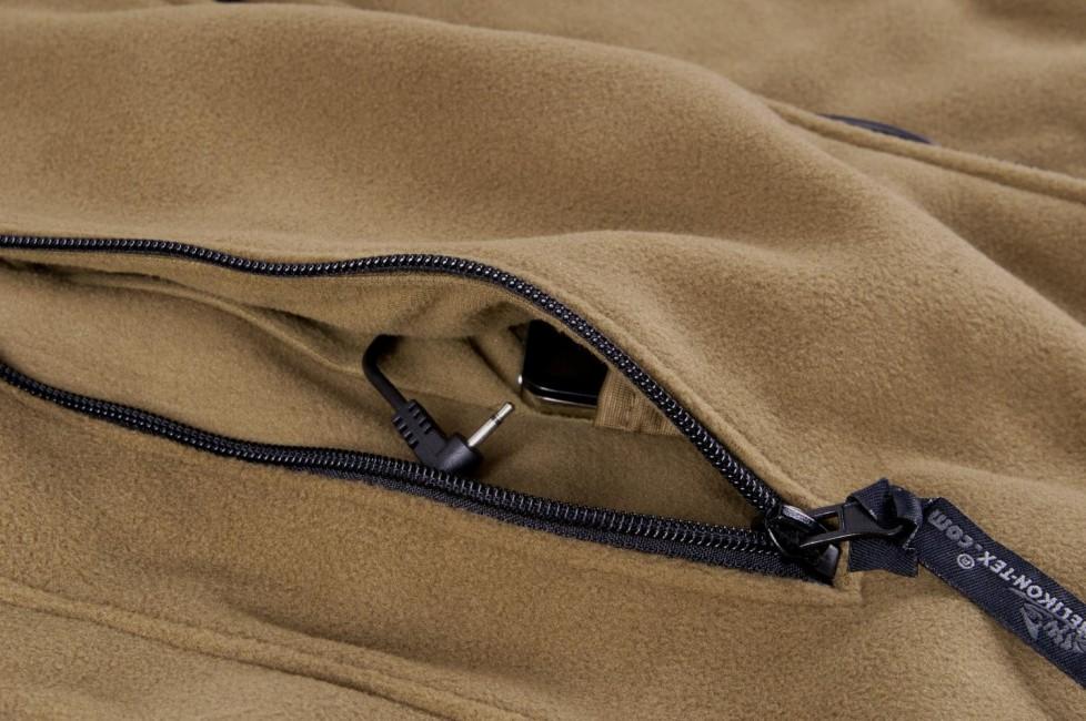 Helikon-Tex Liberty Heavy флісова куртка, оливково-чорна, 390g/m2
