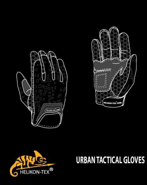 Helikon-Tex Urban Tactical Line рукавиці, чорні