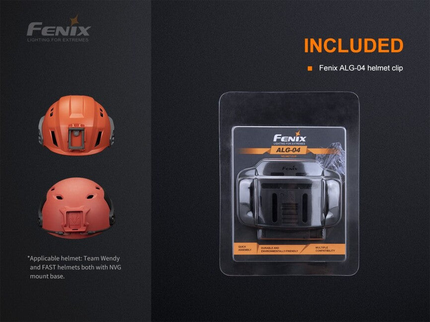 Fenix ALG-04 тримач для налобних ліхтарів із кріпленням NVG для шоломів