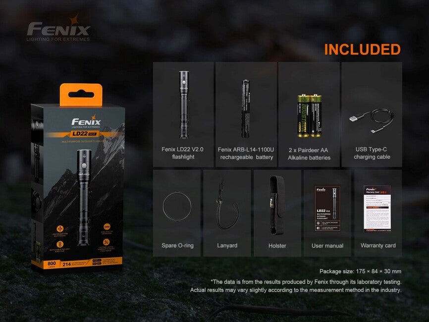 Fenix LD22 V2.0 LED ліхтар