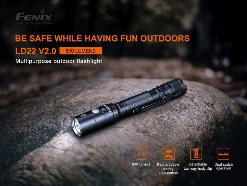 Fenix LD22 V2.0 LED ліхтар