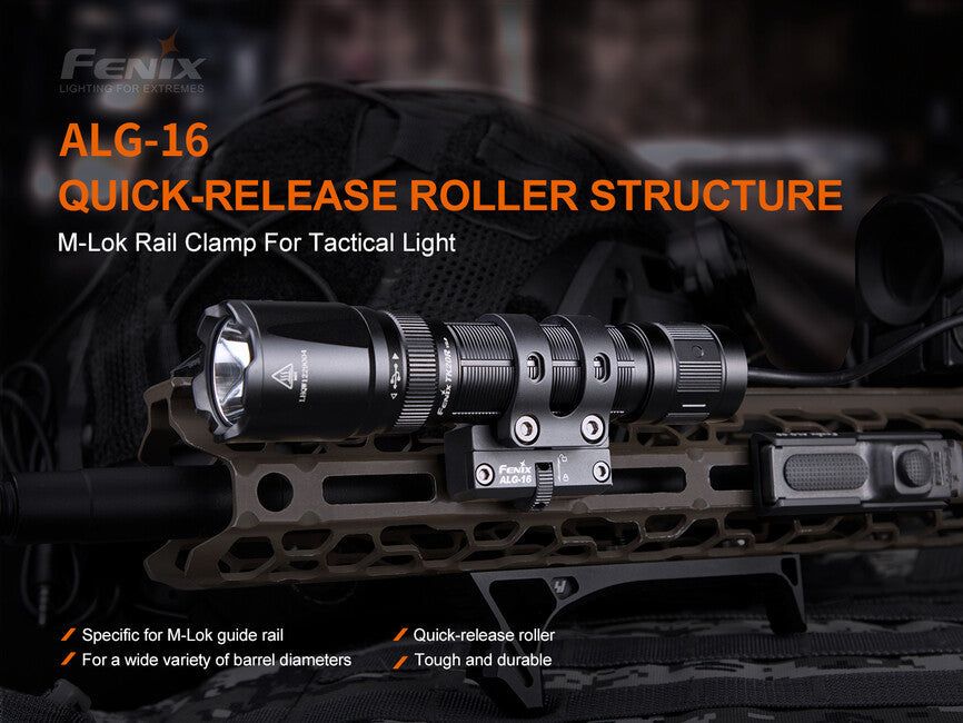 Fenix ALG-16 металічне кріплення для ліхтарів на M-LOK, чорне