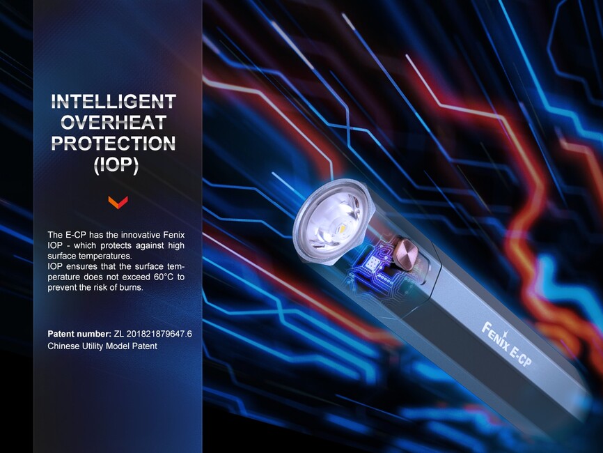 Fenix E-CP повербанк із ліхтарем, чорна