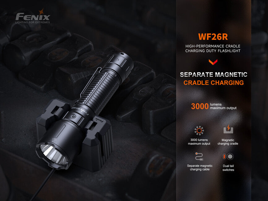 Fenix WF26R перезаряджуваний служебний ліхтар