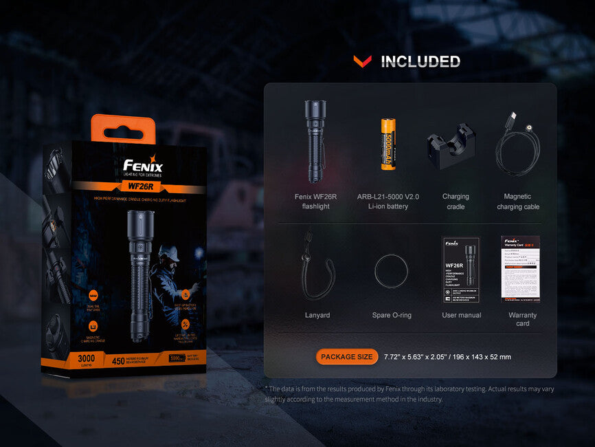 Fenix WF26R перезаряджуваний служебний ліхтар