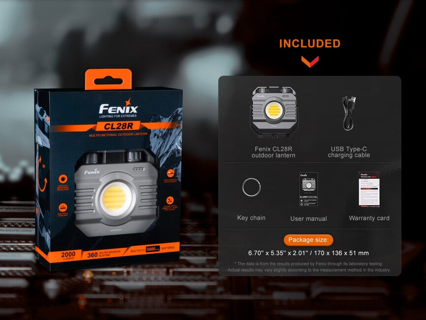Fenix CL28R робочий ліхтар із павербанком