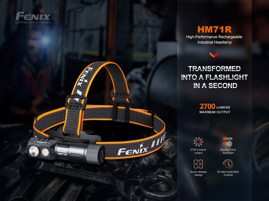Fenix HM71R налобний ліхтар акумуляторний