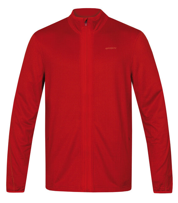 HUSKY Artic Zip світшот чоловічий на блискавці, червоний/світло-цегляний