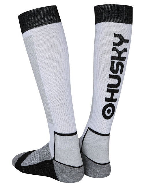 HUSKY Snow Wool шкарпетки, біла/чорна