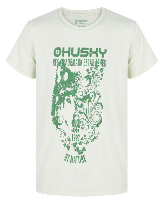 HUSKY Tash K функціональна футболка дитяча, світло-зелена