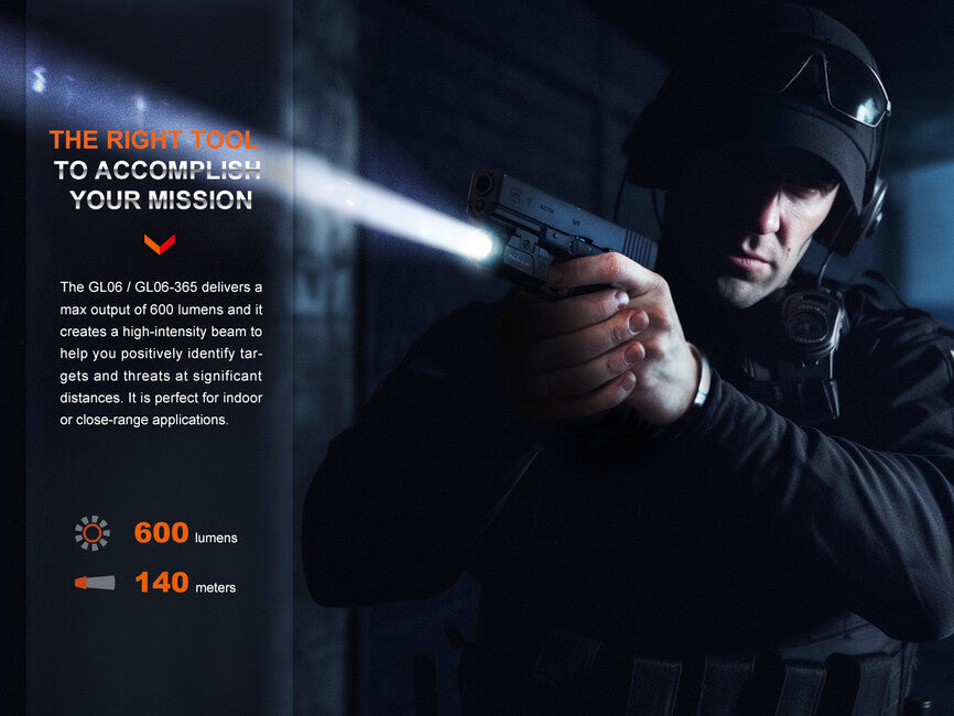Fenix GL06 зброєний ліхтар