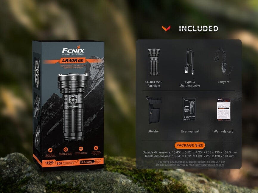 Fenix LR40R V2.0 світлодіодний перезаряджуваний ліхтар