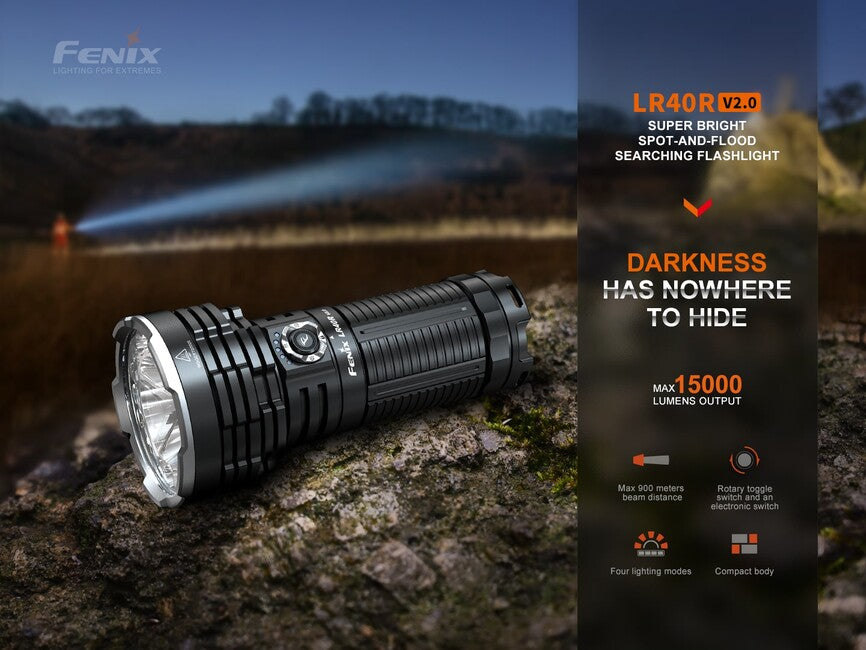 Fenix LR40R V2.0 світлодіодний перезаряджуваний ліхтар